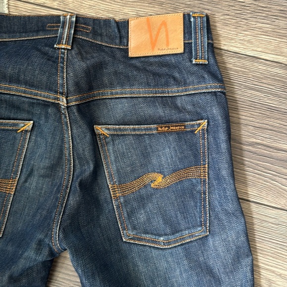 Japanese brand Nudie Jeans Slim Jim Vintage Mens Denim Pants Jeans Size 30 - Picture 7 of 12